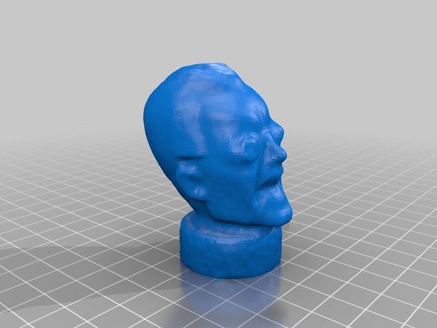 max headroom art makerbotdigitizer scan 3D print model - Mito3D