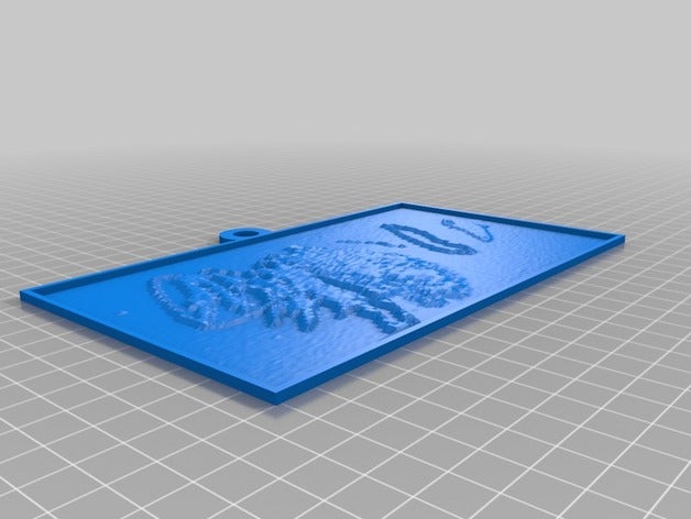 mon personnalisés lithopane 2d l'art 3D print model - Mito3D