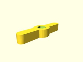 adjustable hex handle parts customizer shop tools tool repair 3d print model - Mito3D