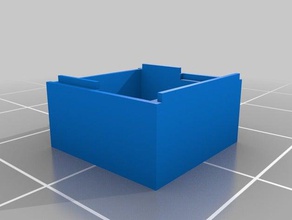 resizeable snap-together box other 3d print model - Mito3D