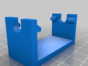 printrbot+ tuerca cautiva portero 3d de la impresora accesorios titular printrbot plus reprap 3d print model - Mito3D