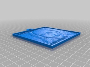 jla square 02 20 2d art customized 3d print model - Mito3D