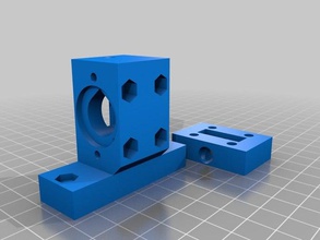 maker gear direct drive extruder mount 3d printer extruders makergear prusa 3d print model - Mito3D