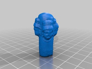 4 cabeças arte 3d print model - Mito3D