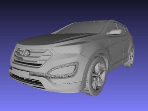 Modello 3d di hyundai santa fe sport 2013 2014 art auto santafe 3d print model - Mito3D