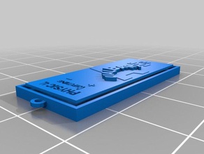 chaveiro 3d impressão 3d print model - Mito3D
