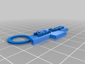 chevy llavero-zack llaveros personalizado 3d print model - Mito3D