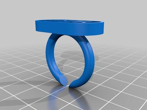 ring-yuki yüzük özelleştirilmiş 3d print model - Mito3D