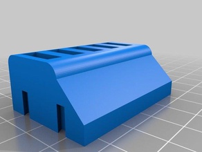 usb stick tutucu 5 organizasyon özelleştirilmiş 3d print model - Mito3D
