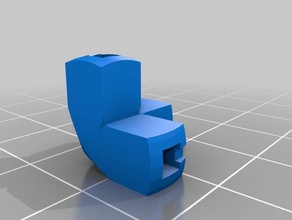 firkant 3 mm de hul construção brinquedos personalizado 3d print model - Mito3D