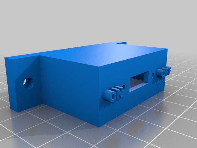rc mudar de habitação veículos interruptor montagem 3D print model - Mito3D