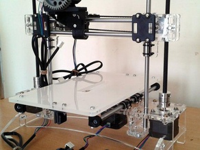 printrbot lc carriage printed part conversion 3d printer parts acrylic 3d print model - Mito3D