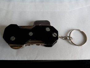 small heavy duty key chain keychains 3d print model - Mito3D