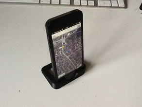 iphone 5 stand mobile iphone5 3d print model - Mito3D