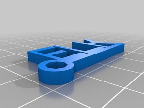 elk keychain keychains customized 3d print model - Mito3D