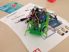 esapode è la robotica arduino hexapoduino immaginario scientifico 3d print model - Mito3D