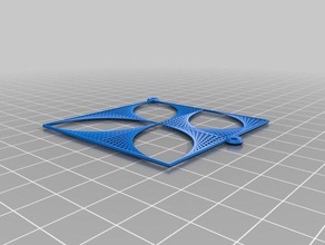 meine angepasste Spaß-Linien math Kunst 3d print model - Mito3D