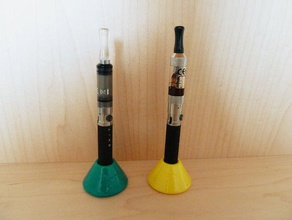 ecig einfach stehen ego-Stil Haushalt Fall Zigarette e-cig elektronische Halter Loch 3d print model - Mito3D