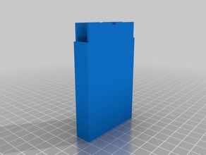 einfacher Kreditkarte-Halter Container 3d print model - Mito3D