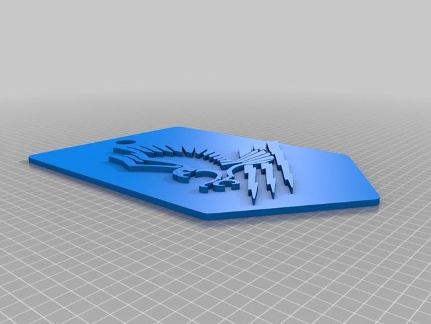division eigenartig seguridad halcon 3d drucken 3D print model - Mito3D
