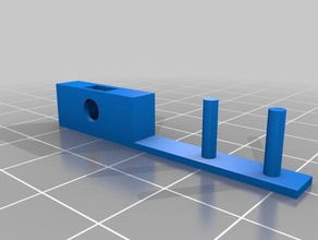 adjustable z-axis mechanical endstop wooden frame prusa i3 3d printer parts reprap 3d print model - Mito3D