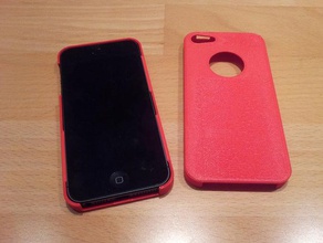 iphone5 snap-on case mobile 3d print model - Mito3D