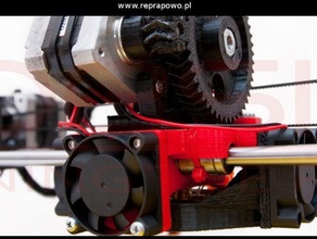 reprap prusa mendel carriage total uds 3d printer parts 3d print model - Mito3D
