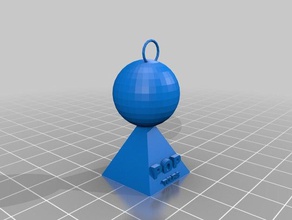 engineering keychain bauble 3d printing 3d print model - Mito3D
