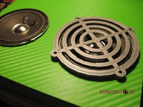 grille 3w speaker audio 3d print model - Mito3D