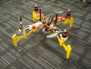 dji llama rueda de 330 accidentado aterrizaje gearsuspension la robótica 3d print model - Mito3D