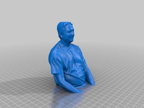 temizlenir glen tarar kopyaları 3d portre 3d print model - Mito3D
