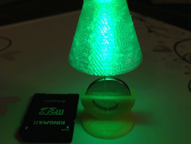 masa çay ışık dekor cr2032 lamba led 3D print model - Mito3D