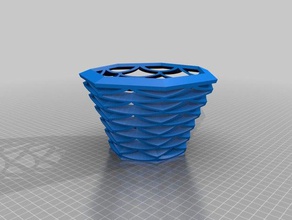pot grid frame outdoor garden 3d print model - Mito3D