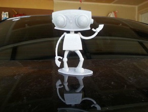 çizgi film robot heykeller 3d print model - Mito3D