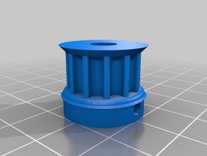 pulley htd 12 diam 65 base 6 3d printer parts customized 3d print model - Mito3D
