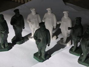 pau farinetes estátua 3d impressão 3d print model - Mito3D