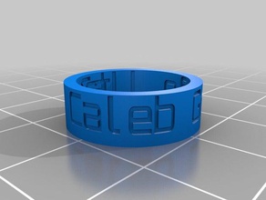 caleb graves rouge les anneaux personnalisé 3d print model - Mito3D
