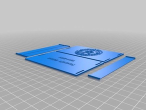 my customized magic walletv2 dualstrusion printable straps accessories 3d print model - Mito3D
