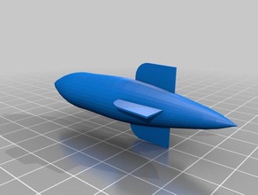 dirigibile modelli 3d print model - Mito3D