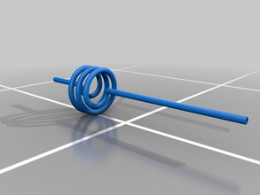 curly straw other 3d print model - Mito3D
