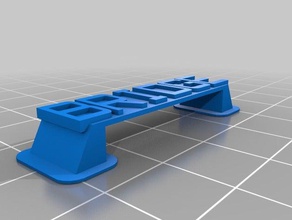 ponte teste 30x10 3d impressão testes personalizado 3d print model - Mito3D