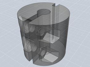 smartrap axis shaft 3d printer parts 3d print model - Mito3D