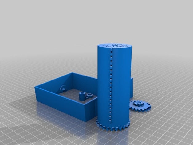 segurança de dança caixa música mecânico brinquedos personalizado 3D print model - Mito3D