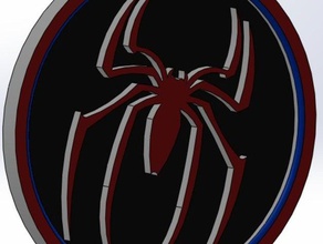 marvel spiderman logosu oyunlar 3d print model - Mito3D
