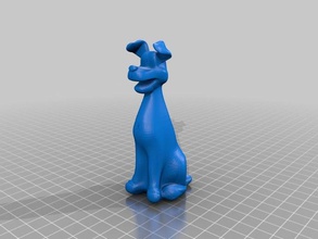 pluto style dog other 3d print model - Mito3D