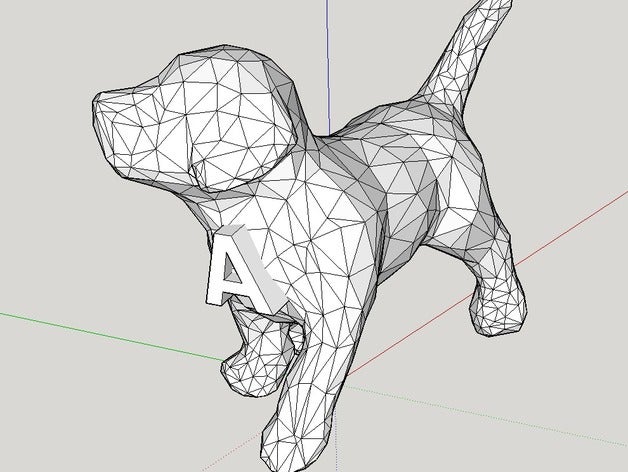dog sculptures 3D print model - Mito3D