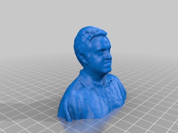 aaron scan betascape Menschen 3dscan baltimore blatt kinect meshmixer reconstructme todd zenix 3D print model - Mito3D