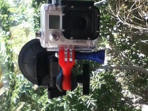 panavise gopro adattatore la fotocamera mount ventosa 3d print model - Mito3D