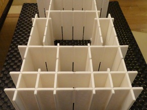 flexible drawerbox organisateur organisation 3d print model - Mito3D