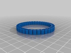 customized small stretchy bracelets 3d print model - Mito3D